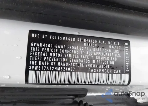 2017 Volkswagen Beetle #Pinkbeetle/1.8T Classic/1.8T S/1.8T Se/1.8T Sel from USA, damaged, VIN 3VW517AT2HM824057